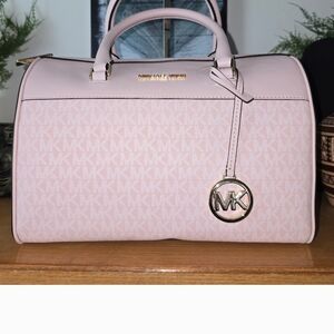 Michael Kors Light Pink Signature Satchel